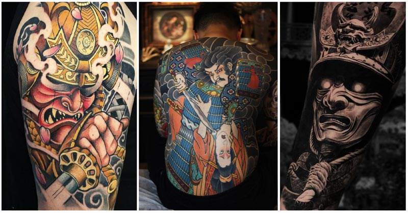 UPDATED] 40 Samurai Tattoos to Bring Honor