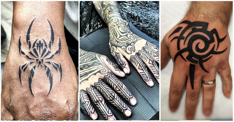 UPDATED] 40 Striking Tribal Hand Tattoos