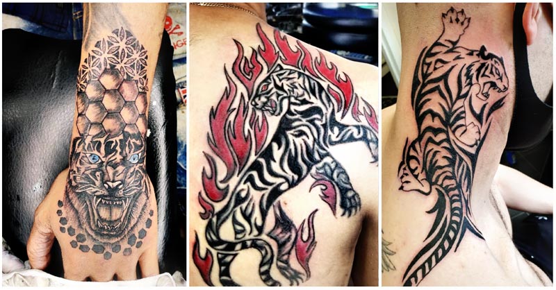 UPDATED] 40 Significant Tribal Tiger Tattoos