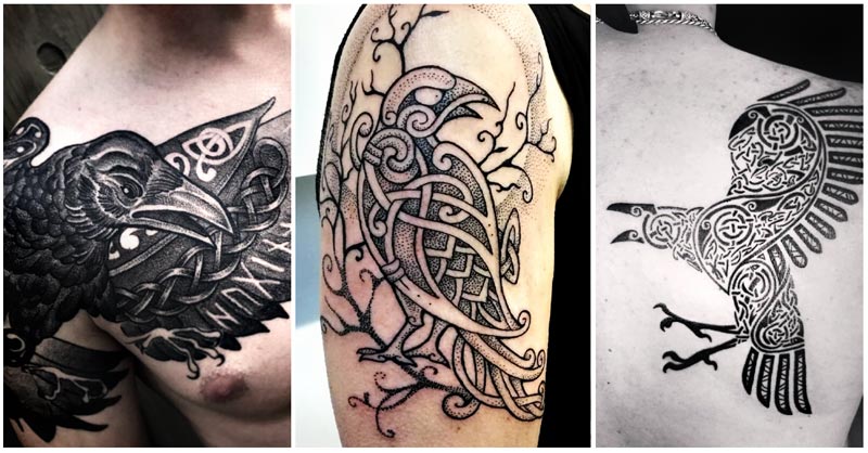 UPDATED] 40 Celtic Raven Tattoos