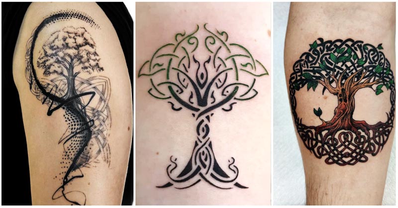 Celtic tree tattoo