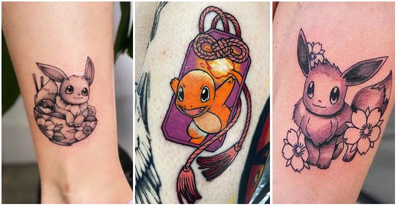 UPDATED] 35+ Pokemon Tattoos (Roundup)