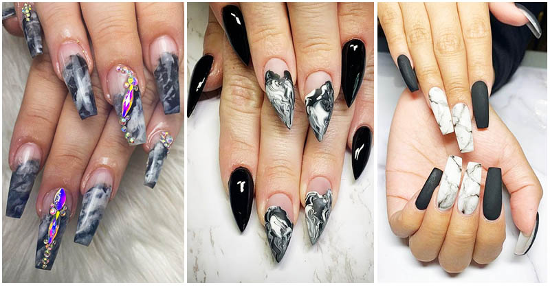 20 Marble Nails That Youll Want To Get  Inspired Beauty