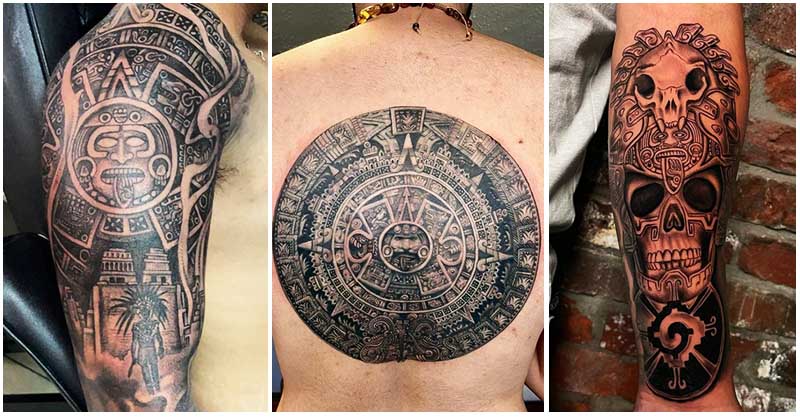 UPDATED] 40 Aztec Calendar Tattoos
